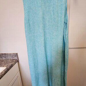 J. Jill Linen sleeveless linen maxi dress XL